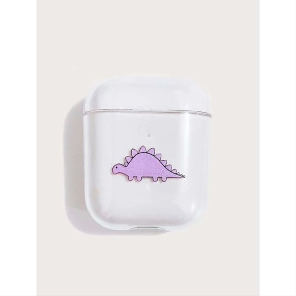 Purple Cartoon Dinosaur AirPods Case 🦕 - Picture 3 of 5